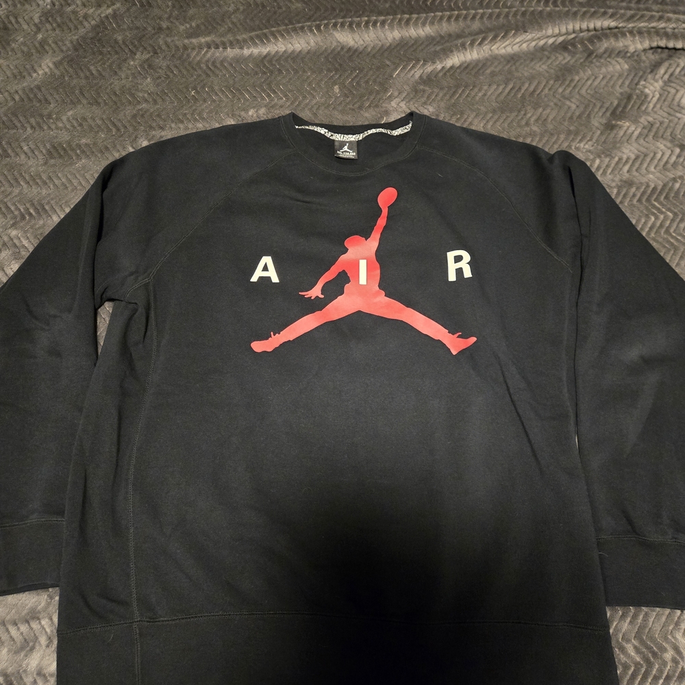 Jordan Black Crewneck Sweater